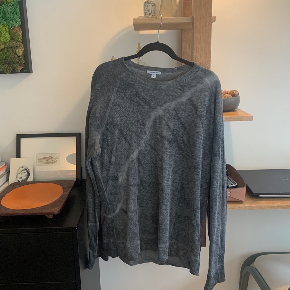 James Perse Long Sleeve Sweatshirt/ sweater